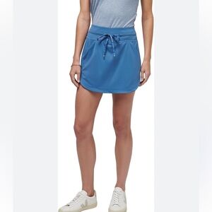 Travis Mathew Moveknit Blue Drawstring Mini Skort sz XL
